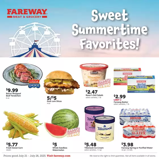 Fareway catalogue in West Chester PA | Save now with our deals | 2025-07-21T00:00:00.000Z - 2025-07-26T00:00:00.000Z