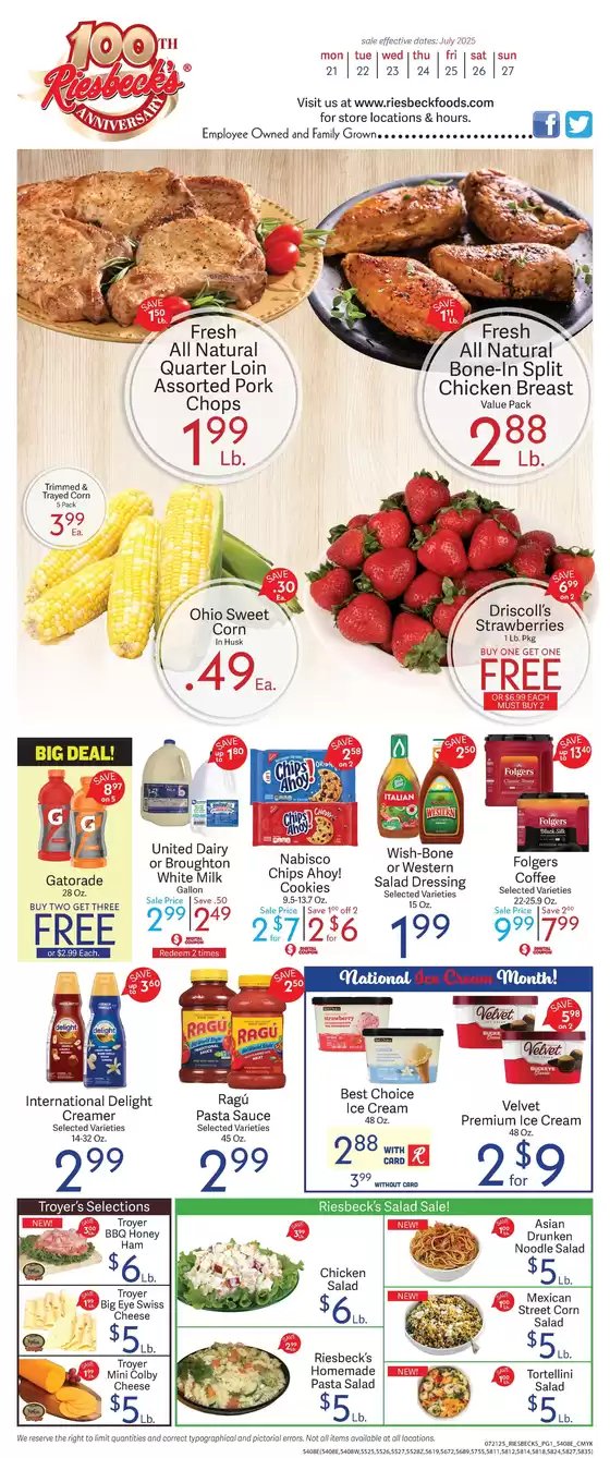 Riesbeck catalogue in Cookeville TN | Top offers for smart savers | 2025-07-21T00:00:00.000Z - 2025-07-27T00:00:00.000Z
