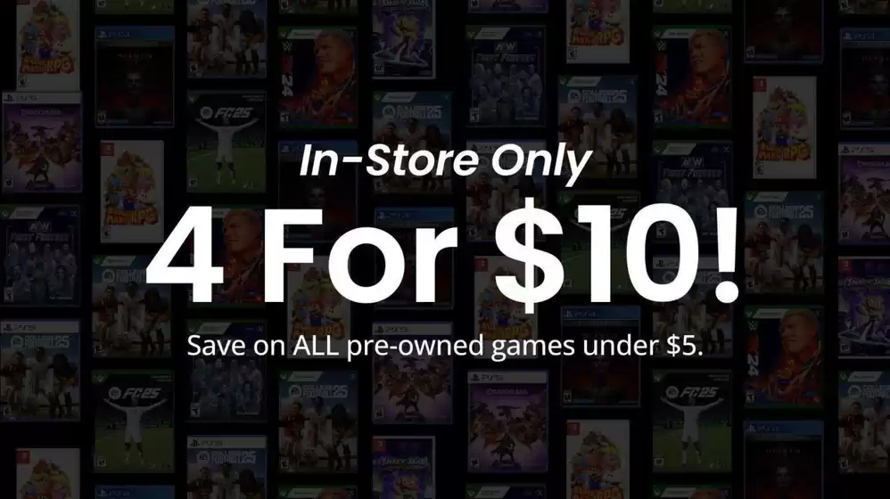 Game Stop catalogue in Hendersonville TN | Our best deals for you | 2025-07-20T00:00:00.000Z - 2025-08-03T00:00:00.000Z