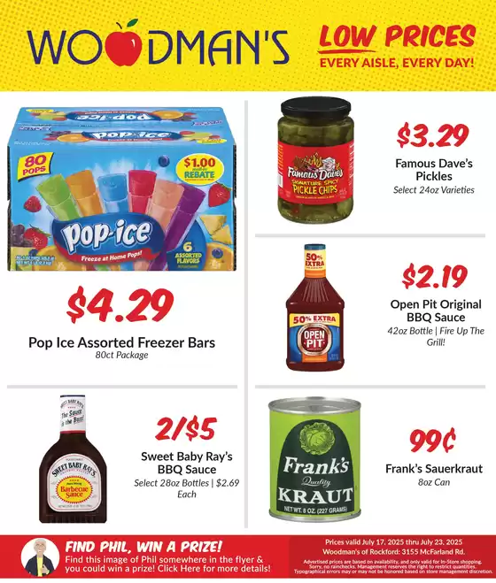 Woodman's catalogue in Hindman KY | Woodman's weekly ad | 2025-07-20T00:00:00.000Z - 2025-08-03T00:00:00.000Z