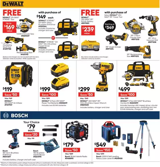 Exclusive deals and bargains