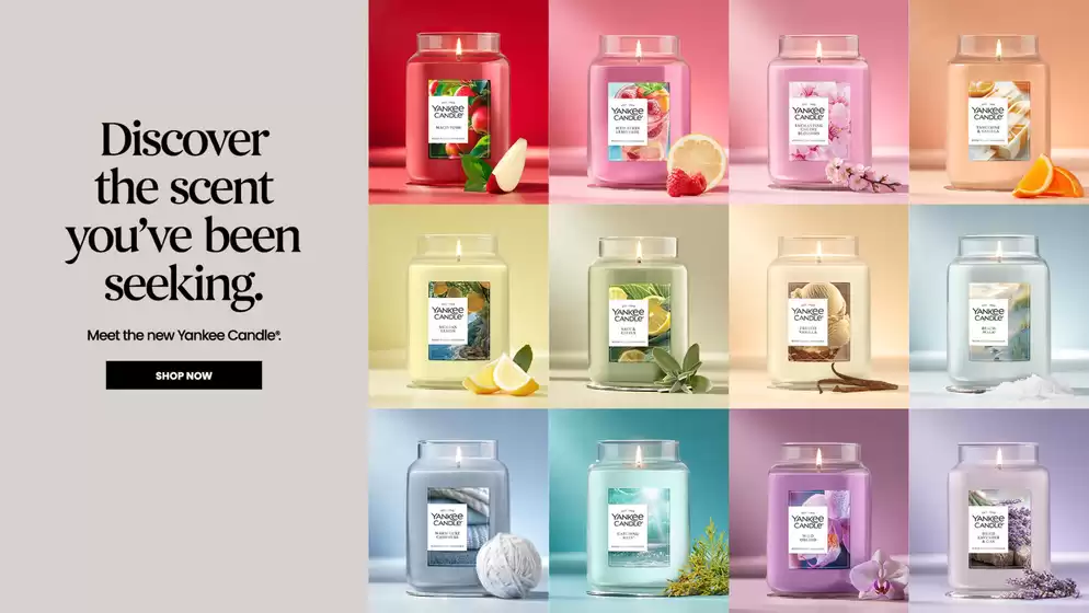 Yankee Candle catalogue in Uncasville CT | Discounts and promotions | 2025-07-21T00:00:00.000Z - 2025-08-04T00:00:00.000Z