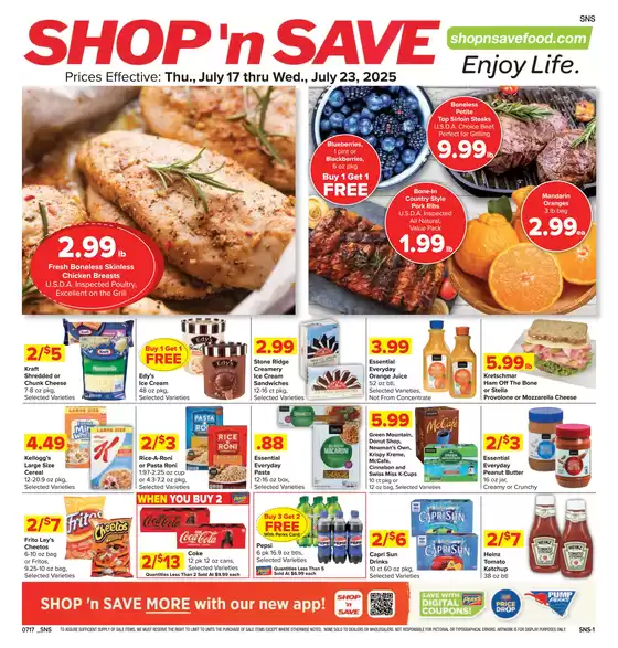 Shop 'n Save catalogue in Pittsfield IL | Shop 'n Save Weekly ad | 2025-07-17T00:00:00.000Z - 2025-07-23T00:00:00.000Z