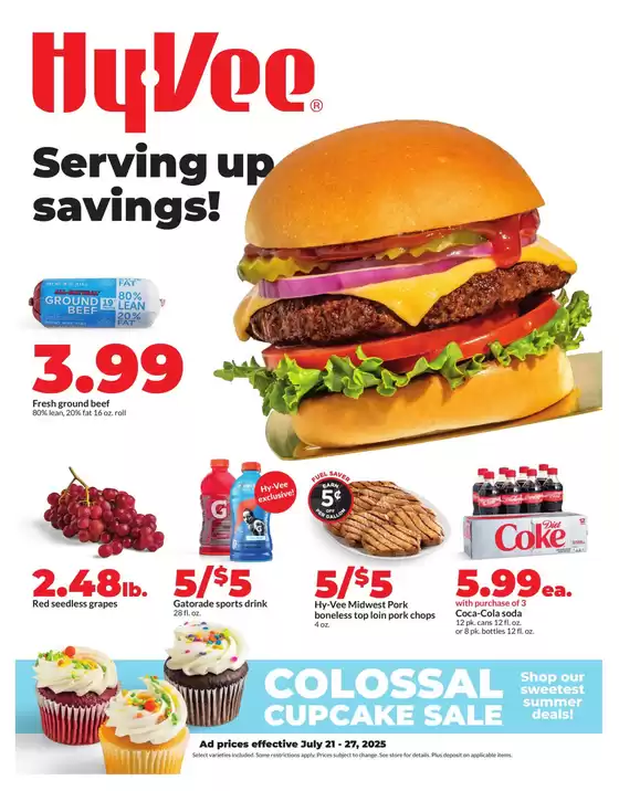 Hy-Vee catalogue in Pittsfield IL | DigDotCom | 2025-07-21T00:00:00.000Z - 2025-07-27T00:00:00.000Z