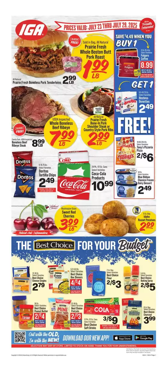 IGA catalogue in Elmer NJ | Discover attractive offers | 2025-07-23T00:00:00.000Z - 2025-07-29T00:00:00.000Z