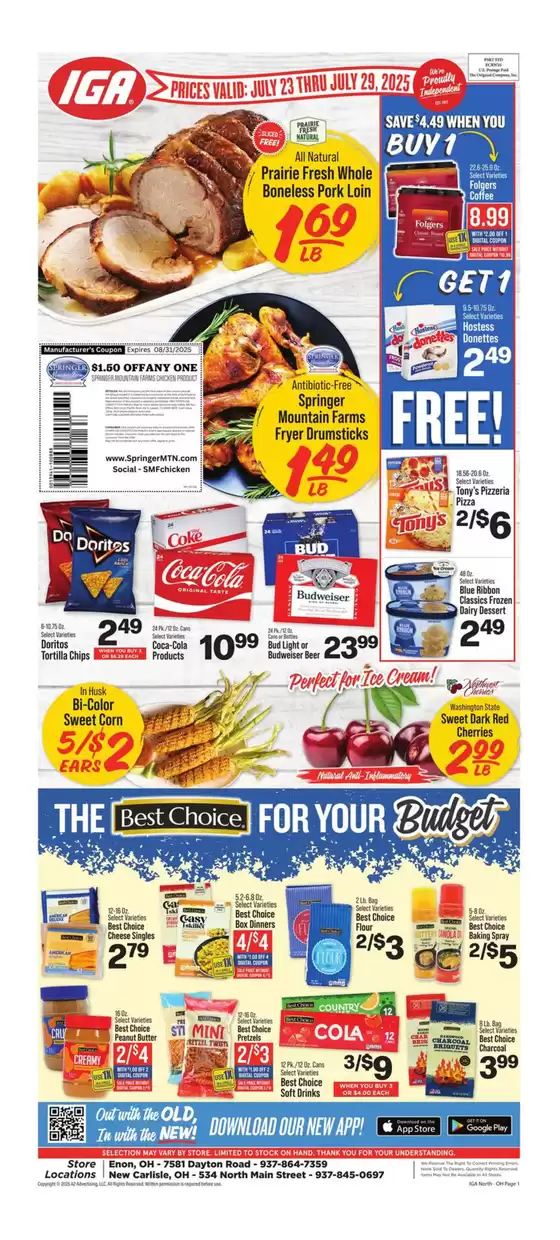 IGA catalogue in Elmer NJ | Exclusive deals for our customers | 2025-07-23T00:00:00.000Z - 2025-07-29T00:00:00.000Z