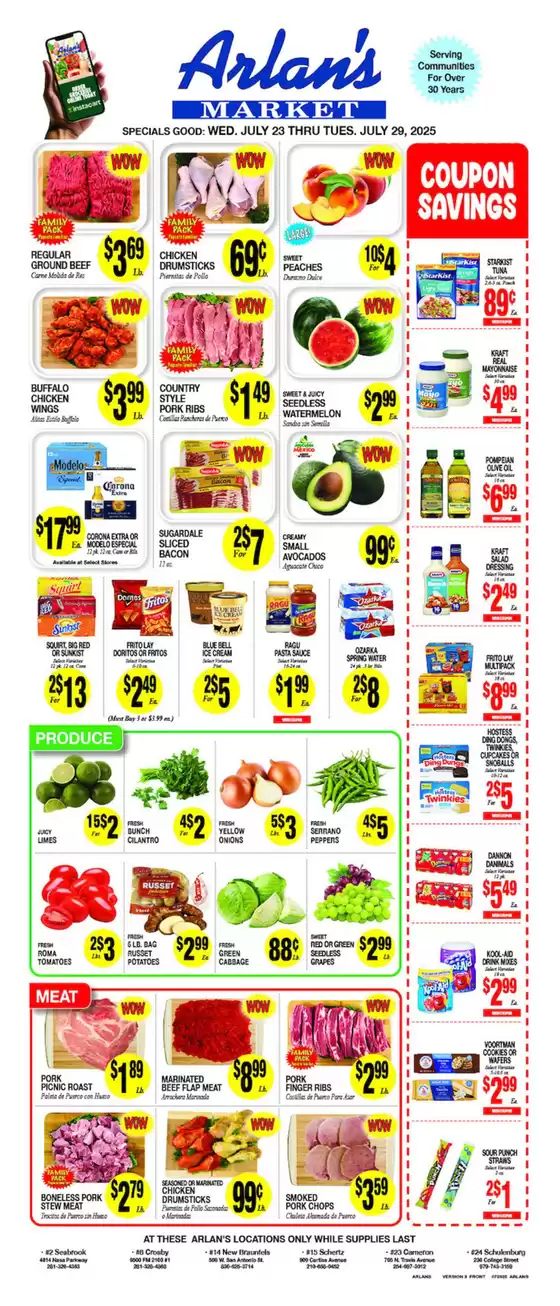 Arlan's Market weekly ad