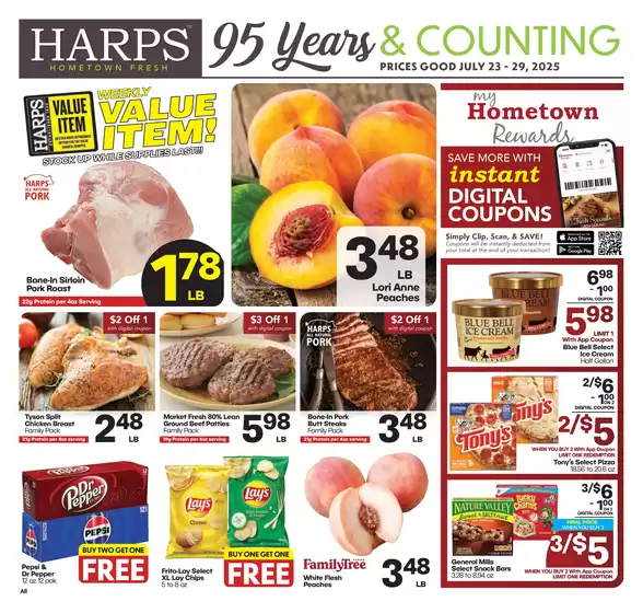 Harp's Market catalogue in Shelby MT | Current deals and offers | 2025-07-23T00:00:00.000Z - 2025-07-29T00:00:00.000Z