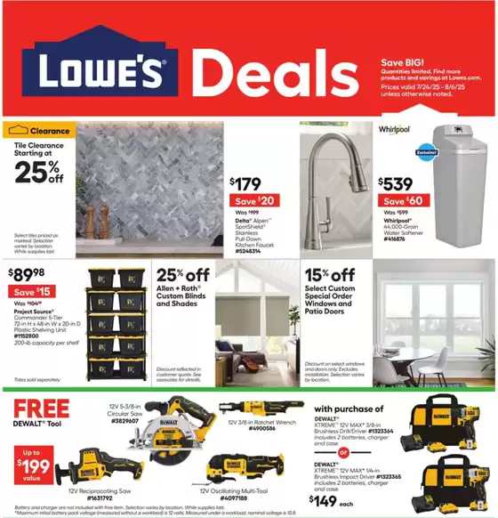 Lowe's catalogue in Odon IN | Special offers for you | 2025-07-24T00:00:00.000Z - 2025-08-06T00:00:00.000Z