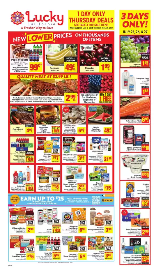 Lucky Supermarkets catalogue in Hawthorne NV | Weekly | 2025-07-23T00:00:00.000Z - 2025-07-29T00:00:00.000Z
