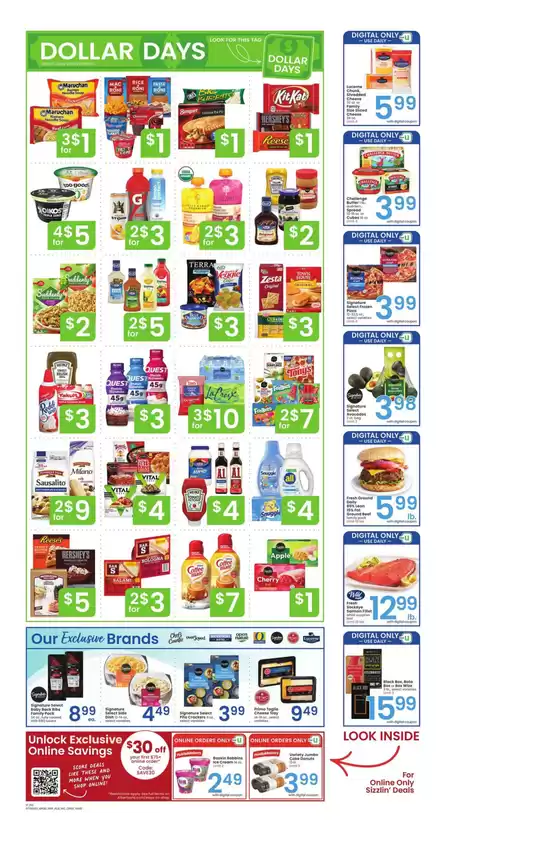Exclusive bargains