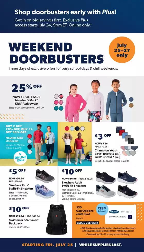 Sam's Club Weekly ad