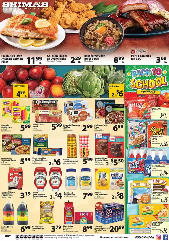 Times Supermarkets catalogue in Hawthorne NV | Shima's | 2025-07-23T00:00:00.000Z - 2025-07-29T00:00:00.000Z