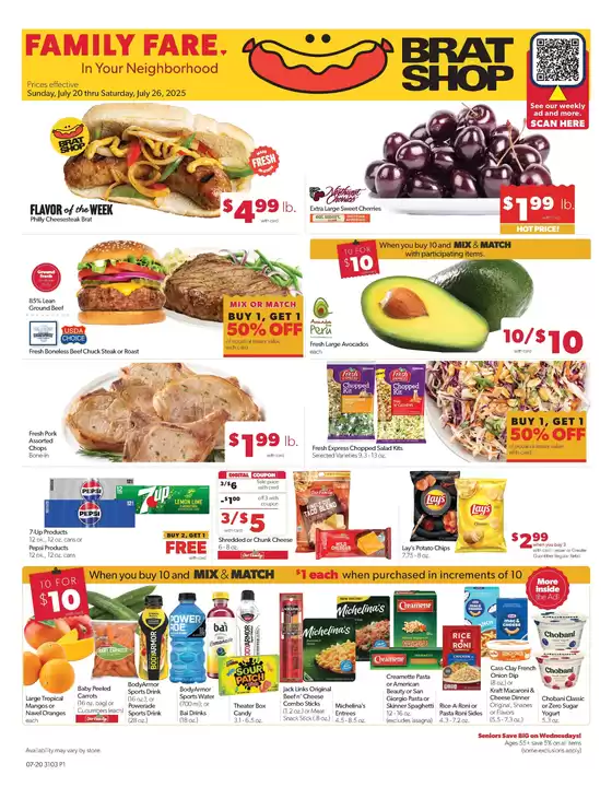 Family Fare catalogue in Auburn NE | Attractive special offers for everyone | 2025-07-20T00:00:00.000Z - 2025-07-26T00:00:00.000Z