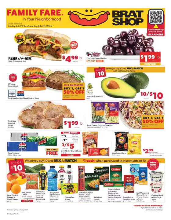 Family Fare catalogue in Auburn NE | Great discounts on selected products | 2025-07-20T00:00:00.000Z - 2025-07-26T00:00:00.000Z