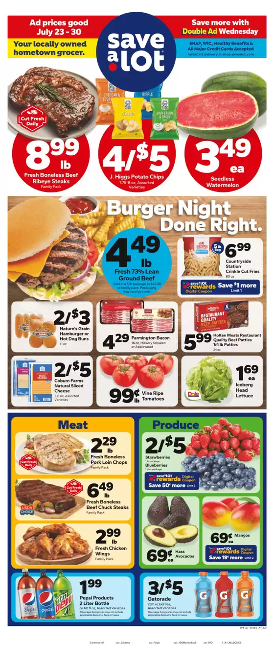Save a Lot catalogue in Warsaw KY | Great offer for all customers | 2025-07-23T00:00:00.000Z - 2025-07-30T00:00:00.000Z
