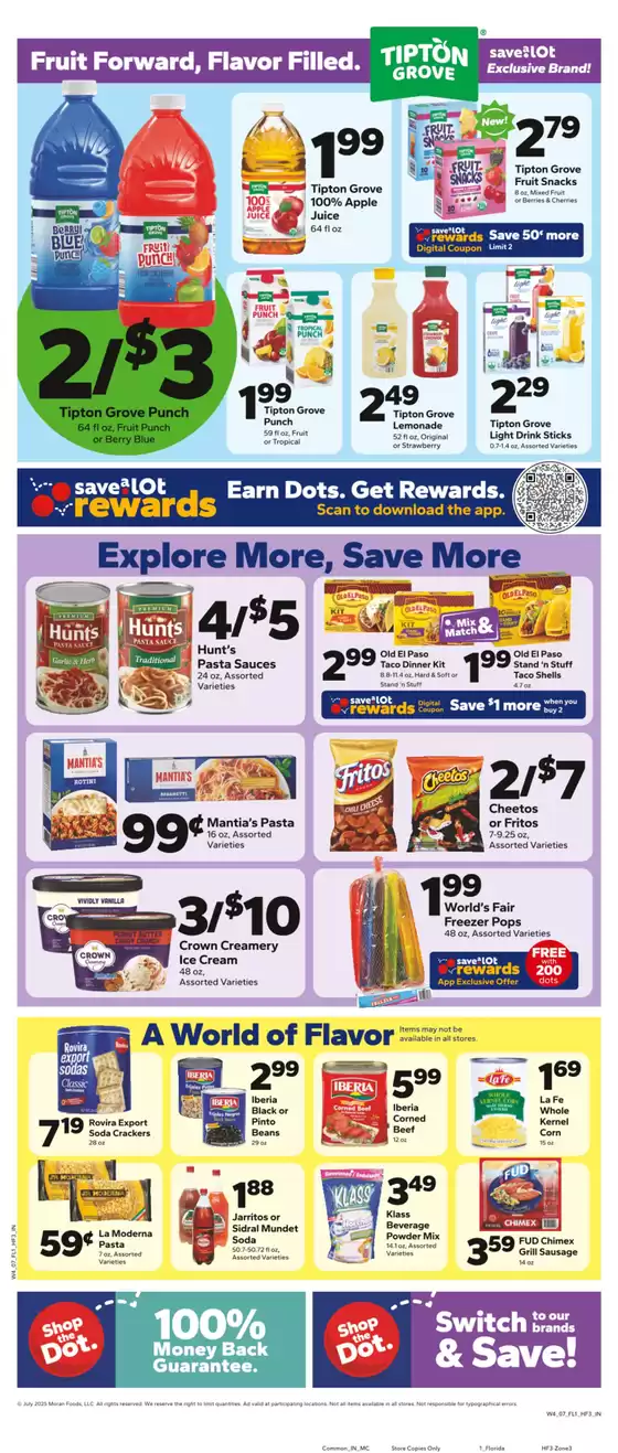 Current special promotions
