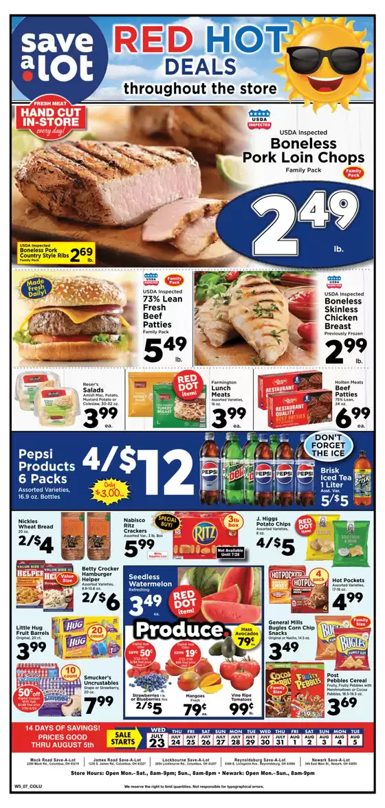 Save a Lot catalogue in Warsaw KY | Exclusive deals and bargains | 2025-07-23T00:00:00.000Z - 2025-08-05T00:00:00.000Z