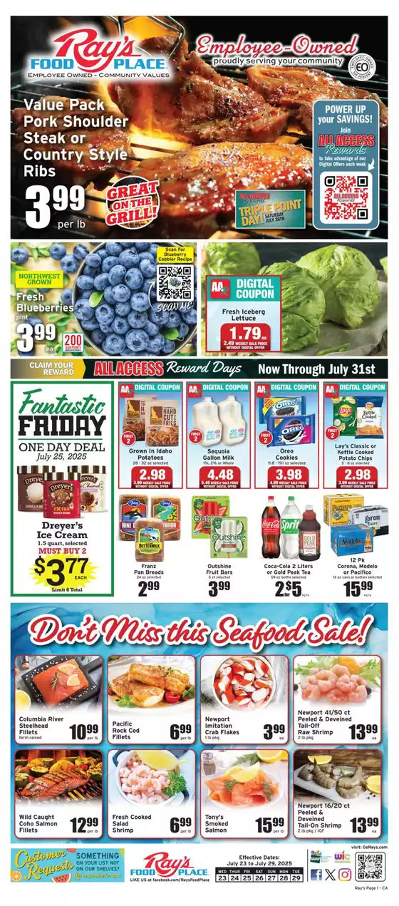 Ray's Food catalogue in Warsaw KY | Our best offers for you | 2025-07-23T00:00:00.000Z - 2025-07-29T00:00:00.000Z