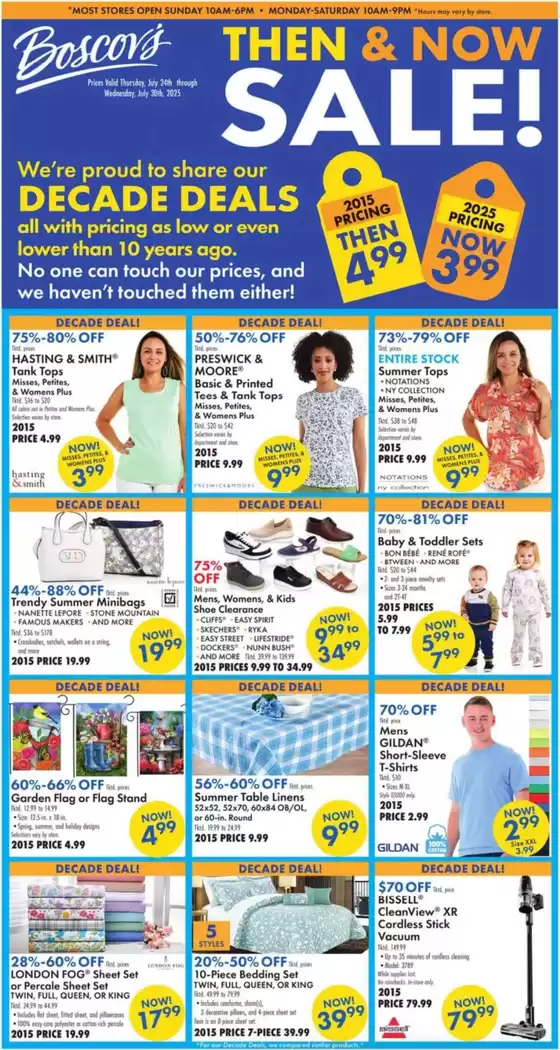 Boscov's catalogue in North Charleston SC | Weekly Ads Boscov's | 2025-07-24T00:00:00.000Z - 2025-07-30T00:00:00.000Z