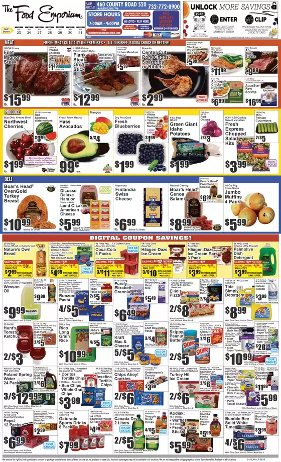 The Food Emporium catalogue in Williams IN | The Food Emporium weekly ad | 2025-07-25T00:00:00.000Z - 2025-07-31T00:00:00.000Z