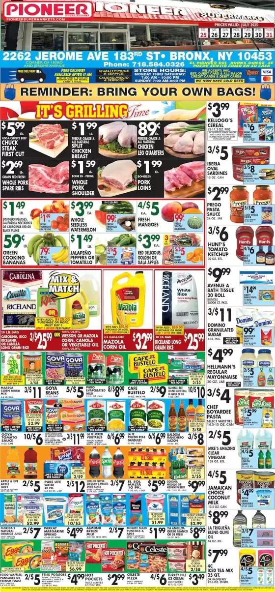 Pioneer Supermarkets catalogue in Semmes AL | Our best deals for you | 2025-07-25T00:00:00.000Z - 2025-07-31T00:00:00.000Z