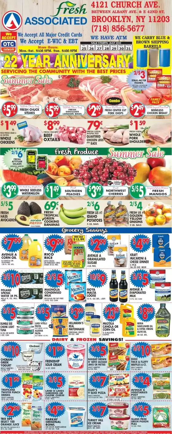 Current special promotions