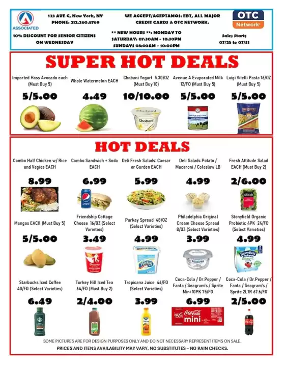 Great discounts on selected products