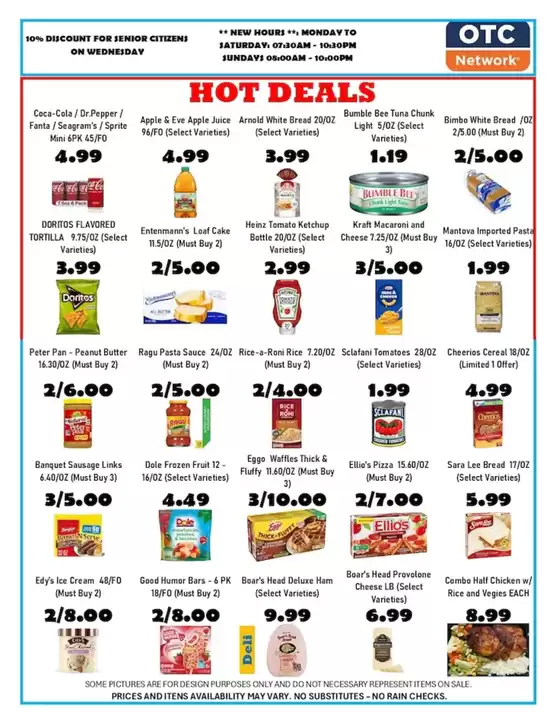 Great discounts on selected products