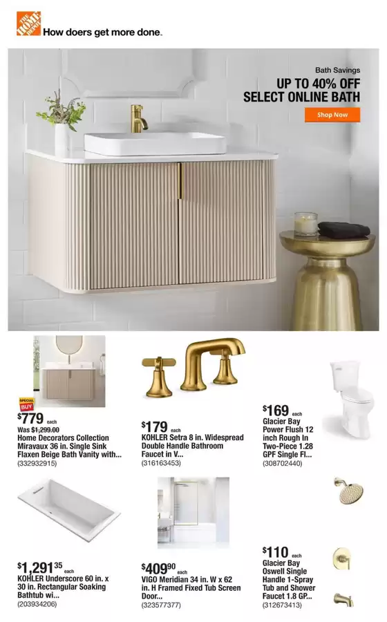 Home Depot flyer