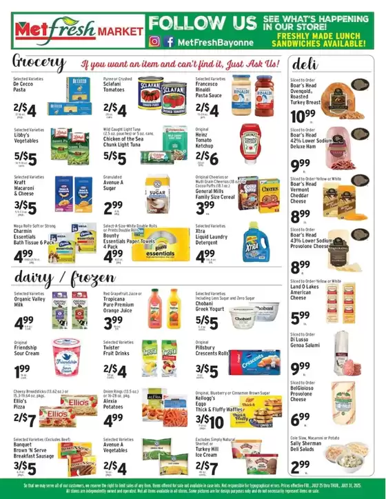 Met Foodmarkets weekly ad