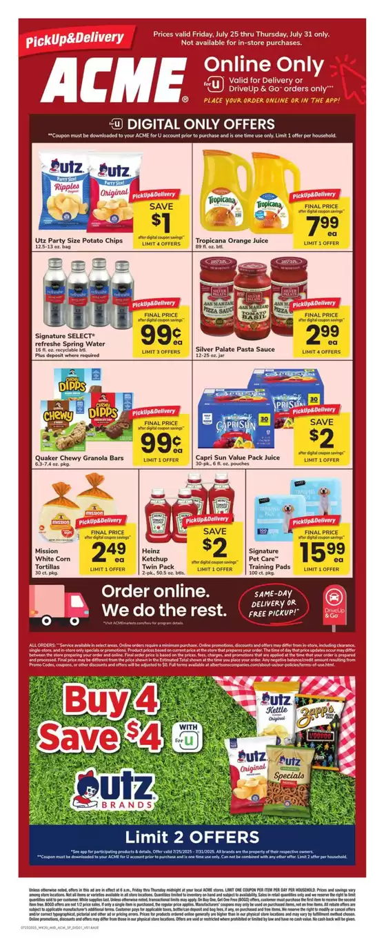 ACME catalogue in Narberth PA | Acme Markets - SP | 2025-07-25T00:00:00.000Z - 2025-07-31T00:00:00.000Z