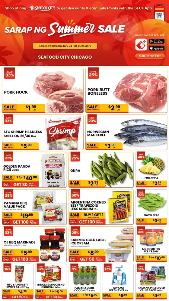 Seafood City catalogue in Bremen GA | Current deals and offers | 2025-07-24T00:00:00.000Z - 2025-07-30T00:00:00.000Z