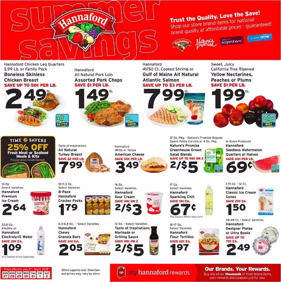 Hannaford catalogue in Saint Helena CA | Offers for bargain hunters | 2025-07-27T00:00:00.000Z - 2025-08-02T00:00:00.000Z