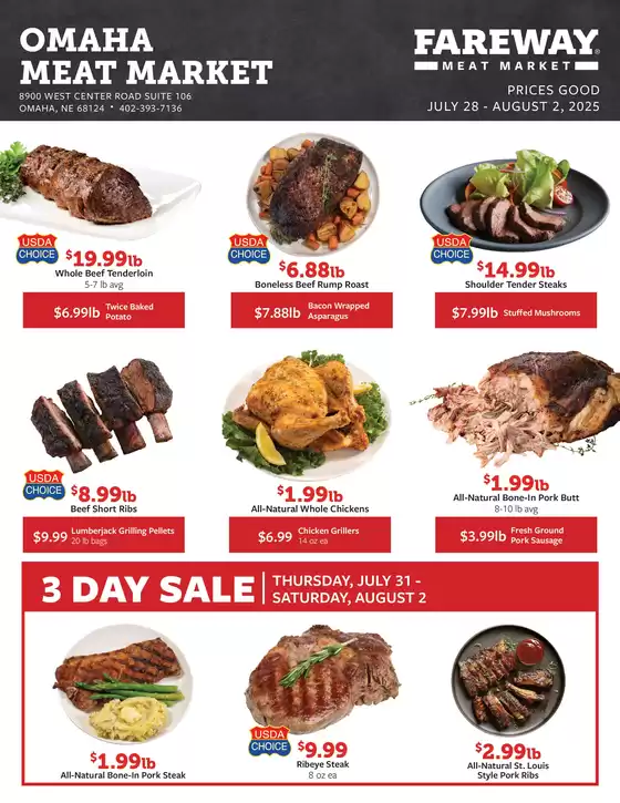 Fareway catalogue in Dublin CA | New offers to discover | 2025-07-28T00:00:00.000Z - 2025-08-02T00:00:00.000Z