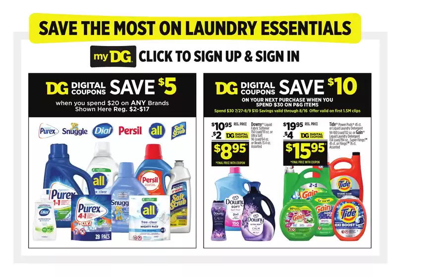 Wide range of offers