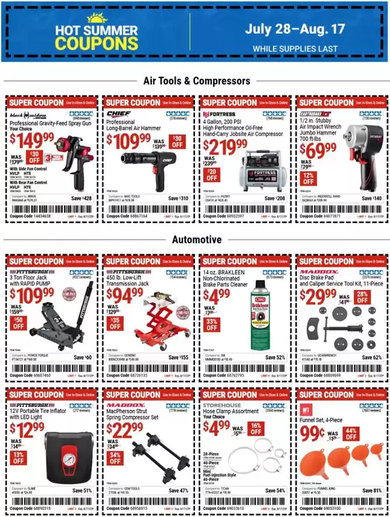 Harbor Freight Tools weekly ad