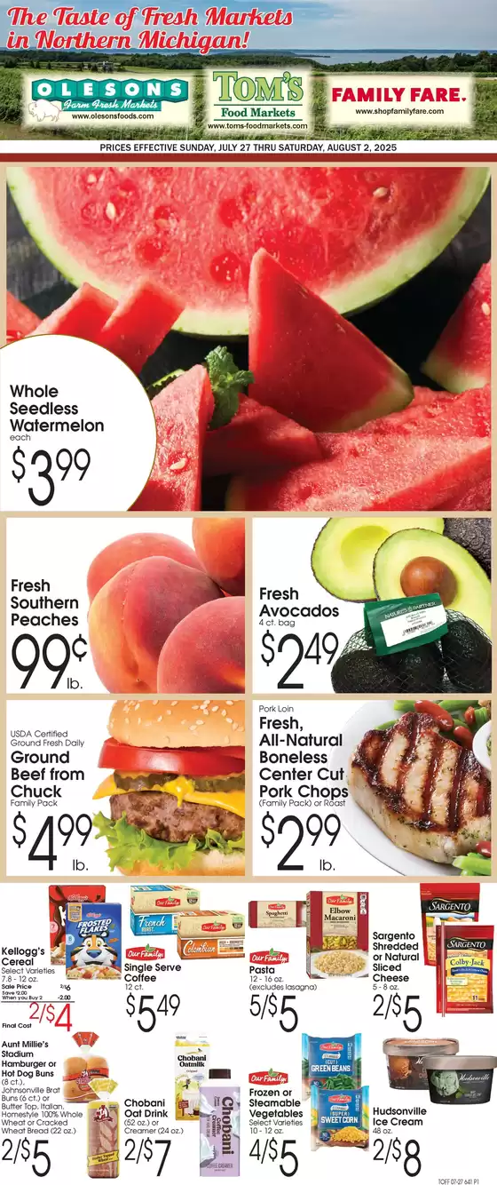 Family Fare catalogue in Hazel Green KY | Exclusive deals for our customers | 2025-07-27T00:00:00.000Z - 2025-08-02T00:00:00.000Z