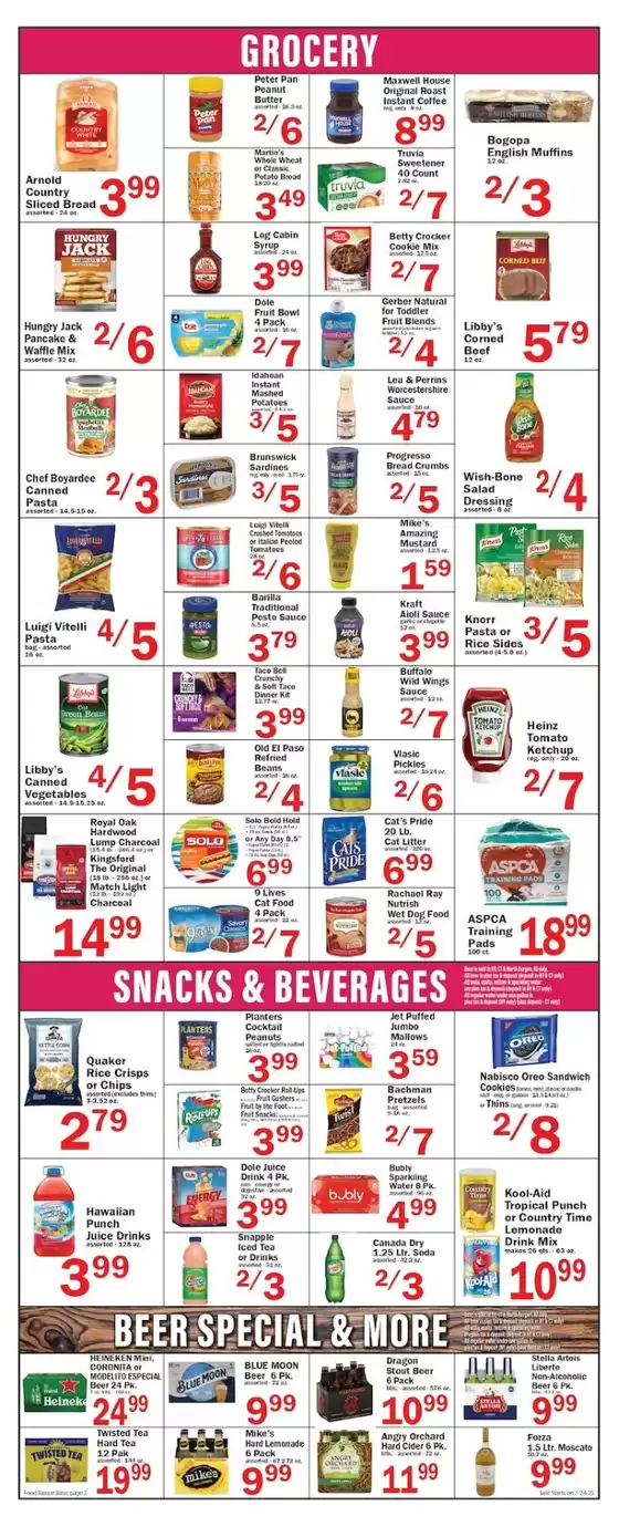 Wide range of offers