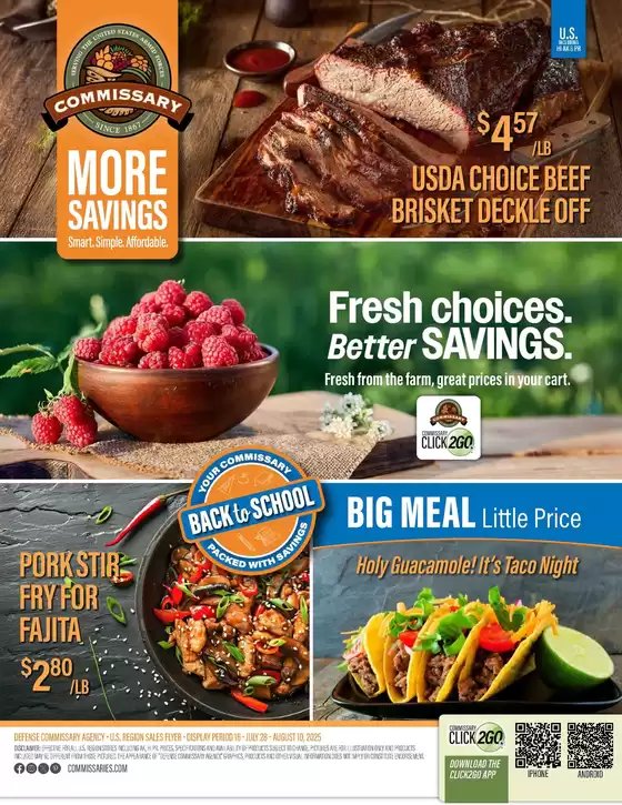 Flyer Commissary