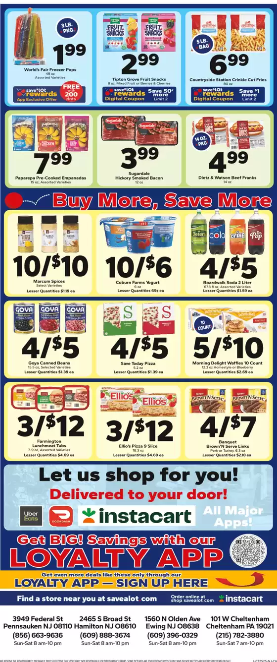 Current bargains and offers