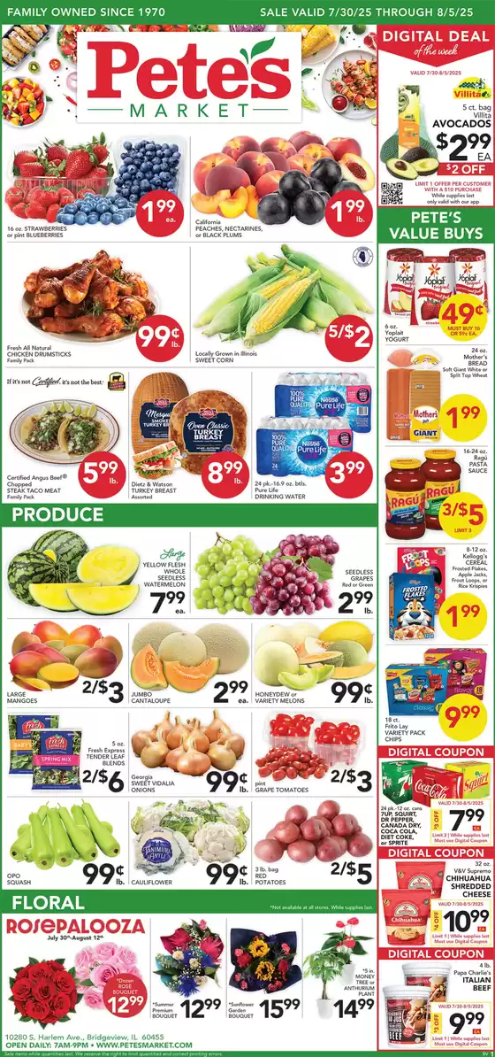 Pete's Fresh Market catalogue in La Fayette GA | Top offers for smart savers | 2025-07-30T00:00:00.000Z - 2025-08-05T00:00:00.000Z