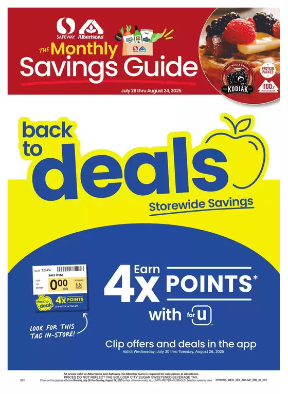 Albertsons catalogue in Norlina NC |  Albertsons - Denver - BBS | 2025-07-28T00:00:00.000Z - 2025-08-24T00:00:00.000Z