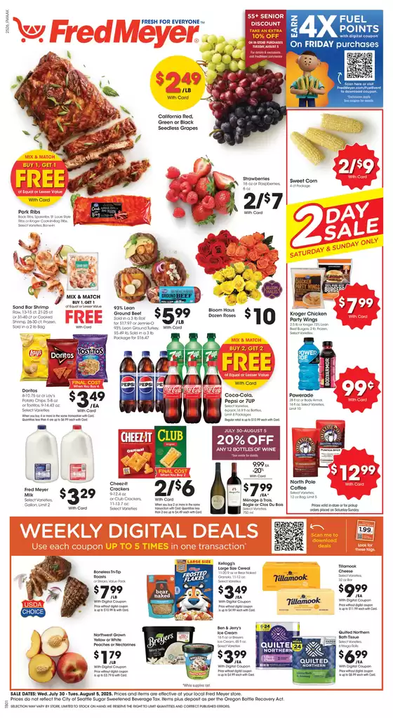 Fred Meyer catalogue in Enfield CT | Our best deals for you | 2025-07-30T00:00:00.000Z - 2025-08-05T00:00:00.000Z