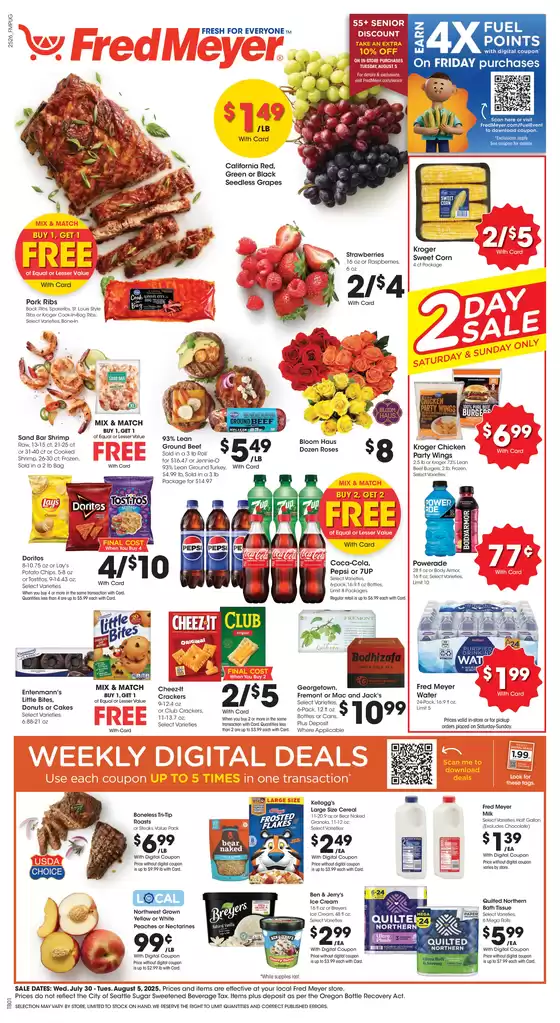 Fred Meyer catalogue in Phoenix AZ | Special offers for you | 2025-07-30T00:00:00.000Z - 2025-08-05T00:00:00.000Z