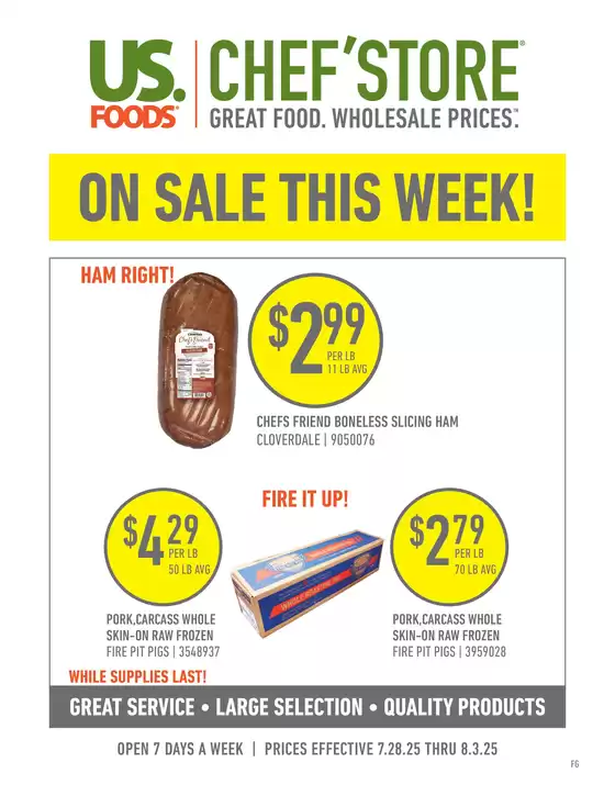 Chef'Store catalogue in Medford OR | Discover attractive offers | 2025-07-28T00:00:00.000Z - 2025-08-03T00:00:00.000Z