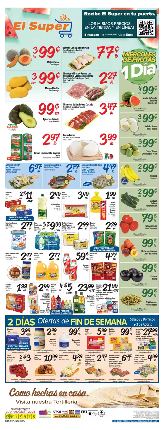 El Super catalogue in Fort Wayne IN | Special offers for you | 2025-07-30T00:00:00.000Z - 2025-08-05T00:00:00.000Z