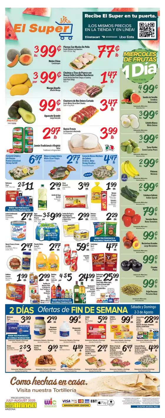 El Super catalogue in Fort Wayne IN | Discover attractive offers | 2025-07-30T00:00:00.000Z - 2025-08-05T00:00:00.000Z