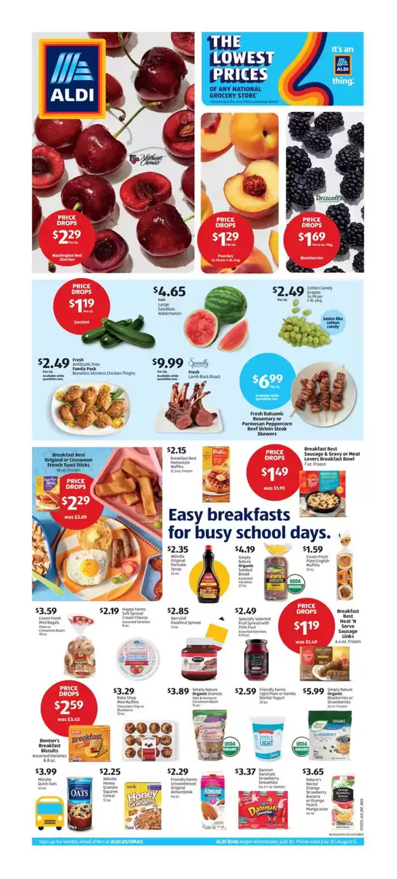 Aldi catalogue in Mechanicsburg PA | Weekly Ad | 2025-07-30T00:00:00.000Z - 2025-08-05T00:00:00.000Z