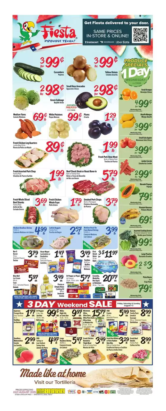 Fiesta Mart catalogue in Orange Park FL | Top offers for smart savers | 2025-07-30T00:00:00.000Z - 2025-08-05T00:00:00.000Z